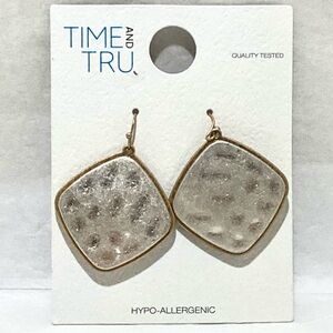 Time and Tru Gold and Silver Tone Hypoallergenic Earrings